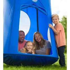 HearthSong Extra Large Nylon Family HugglePod HangOut Hanging Tent With Quilted Floor Mat And LED Lights -Outdoor Furniture Store GUEST 66a40ab9 e939 4ff9 8afc 42d448bd4562