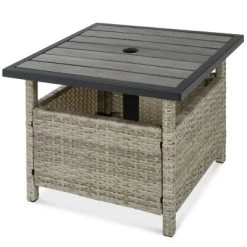 Best Choice Products Wicker Rattan Patio Side Table Outdoor Furniture For Garden, Pool, Deck W/ Umbrella Hole 17 Best Choice Products Wicker Rattan Patio Side Table Outdoor Furniture For Garden, Pool, Deck W/ Umbrella Hole -Outdoor Furniture Store GUEST 66ee8ad5 0632 4327 8e98 aa2113d7dfa4
