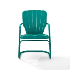 Ridgeland 2pk Outdoor Chairs - Turquoise Gloss - Crosley -Outdoor Furniture Store GUEST 683a59f4 112b 4c7e ba0f da9ec58df104