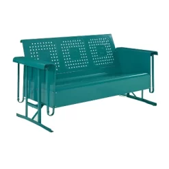 Bates Outdoor Sofa Glider - Turquoise - Crosley 16 Bates Outdoor Sofa Glider - Turquoise - Crosley -Outdoor Furniture Store GUEST 68c365d1 4c59 41c7 99ac aece2a8def24