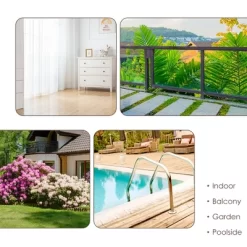 Costway 3PCS Patio Rattan Rocking Chair Bistro Set Acacia Wood Frame Armrest -Outdoor Furniture Store GUEST 6995b13c 9c4f 4b6e bbf0 ea0eb257450e