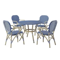 Denny Round Patio Table - Blue - MiBasics -Outdoor Furniture Store GUEST 6a2077e1 0b83 43db a524 450b8bffd029