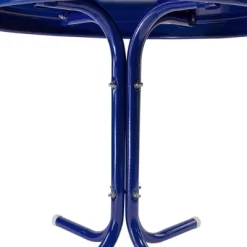 Northlight 22" Outdoor Retro Tulip Side Table, Blue -Outdoor Furniture Store GUEST 6ca1cf83 d5cb 4eae b66b 40080a3c2366