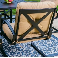 5pc Outdoor Set With Spring Motion Chairs & 28" Fire Table - Captiva Designs -Outdoor Furniture Store GUEST 6d1fed88 2a33 4e20 a9e4 b321d0700c9c