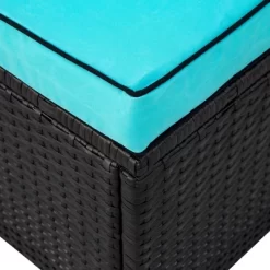 7pc Wicker Outdoor Sectional Seating Set With Cushions - Dark Brown/Blue - GODEER 15 7pc Wicker Outdoor Sectional Seating Set With Cushions - Dark Brown/Blue - GODEER -Outdoor Furniture Store GUEST 6fc6bce4 f912 4b18 9007 ab444eae8c76