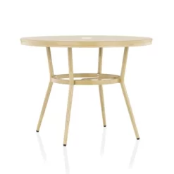 3pc Arna Patio Set With 40" Round Dining Table - MiBasics -Outdoor Furniture Store GUEST 70160993 6cd7 4082 acc9 0fb54600d461