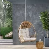 Greystone Indoor/Outdoor Wicker Hanging Chair With 8' Chain - Light Brown/Beige - Christopher Knight Home -Outdoor Furniture Store GUEST 7196deca e332 42e2 b9b7 2bd2a2630b9c