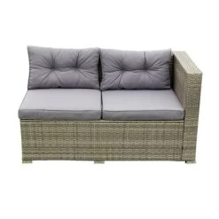 4pc Wicker Patio Seating Set With Cushions - Gray - GODEER -Outdoor Furniture Store GUEST 71cd01b0 3fa2 4a89 aac7 13e22849adc3