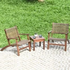 Costway 3PCS Patio Rattan Furniture Set Coffee Table 13 Costway 3PCS Patio Rattan Furniture Set Coffee Table -Outdoor Furniture Store GUEST 735d9a3f 1ddc 4826 80df 14659ce615ad