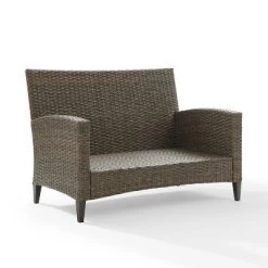 Rockport Outdoor Wicker High Back Loveseat - Crosley 18 Rockport Outdoor Wicker High Back Loveseat - Crosley -Outdoor Furniture Store GUEST 73a51943 b807 4452 8263 79cc1a3ab024