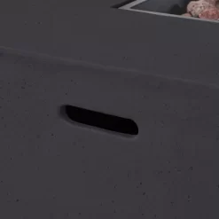 Cape Coral 3pc Aluminum And Rectangular MGO Fire Table Set - Gray - Christopher Knight Home -Outdoor Furniture Store GUEST 7404b8ed 1e2e 47ac b8a7 208022dba758