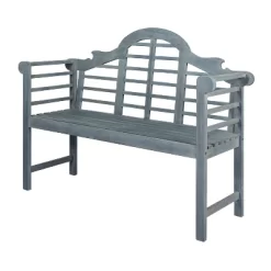 Lutyens 3-Seat Arched Acacia Wood Outdoor Garden Patio Bench - JONATHAN Y -Outdoor Furniture Store GUEST 740f10dc 0466 4fb6 8410 81355bbad867