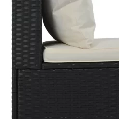 9pc Wicker Patio Sectional Seating Set With Cushions - Black/Beige - GODEER -Outdoor Furniture Store GUEST 74320ef6 9c69 4903 839e 59afe6b1b247