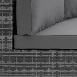 Catalina Wicker Round Sectional Sofa - Gray - Crosley -Outdoor Furniture Store GUEST 7434703d b5fb 42fa a809 7e47c54af62e