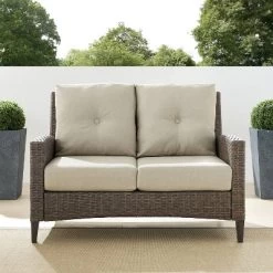 Rockport Outdoor Wicker High Back Loveseat - Crosley 23 Rockport Outdoor Wicker High Back Loveseat - Crosley -Outdoor Furniture Store GUEST 75c0c068 c1a8 4d2e 9e63 f7dfd0a7b8ee