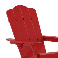 Flash Furniture Newport HDPE Adirondack Chair With Cup Holder And Pull Out Ottoman, All-Weather HDPE Indoor/Outdoor Chair -Outdoor Furniture Store GUEST 76c92d22 bb72 4810 b10f c6f2e7e11567 1