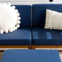 3pc Modular Acacia Wood Patio Chat Set With Cushions - Saracina Home -Outdoor Furniture Store GUEST 774d8c79 0a90 40ac b4a8 7f5728c3bc02