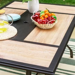 7pc Metal Patio Dining Set With 60"x37" Rectangular Metal Table & Padded Swivel Chairs - Captiva Designs 11 7pc Metal Patio Dining Set With 60"x37" Rectangular Metal Table & Padded Swivel Chairs - Captiva Designs -Outdoor Furniture Store GUEST 7799e51f 6b2d 4205 a88b 5e944f82dbe8