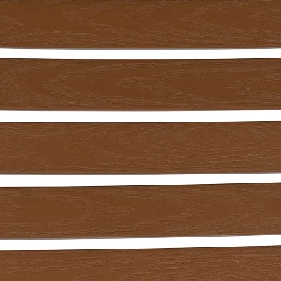 Emma And Oliver Outdoor Patio Bistro Dining Table Set With 4 Chairs And Faux Teak Poly Slats 5 Emma And Oliver Outdoor Patio Bistro Dining Table Set With 4 Chairs And Faux Teak Poly Slats - Image 3