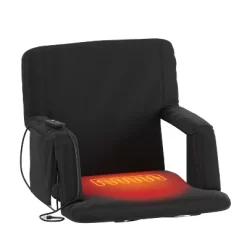 Flash Furniture Malta Portable Heated Reclining Stadium Chair With Armrests, Padded Back & Heated Seat With Dual Storage Pockets And Backpack Straps -Outdoor Furniture Store GUEST 78541cb4 7d2e 44d1 8c7b c6b1f6bef478