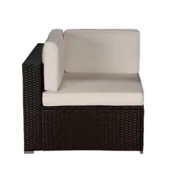 7pc Outdoor Rattan Wicker Set With Cushions - Brown/Beige/Red - GODEER 12 7pc Outdoor Rattan Wicker Set With Cushions - Brown/Beige/Red - GODEER -Outdoor Furniture Store GUEST 78686e17 aa77 4037 a7bc ae3cfff07993