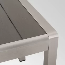 Cape Coral Aluminum Modern Dining Bench - Christopher Knight Home -Outdoor Furniture Store GUEST 7903da64 d2cc 486b 80e2 d3626932ca99