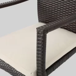 Tritan 6pc Aluminum & Wicker Patio Dining Set - Brown - Christopher Knight Home -Outdoor Furniture Store GUEST 7b5d0ab2 707c 411f 95f6 eaf09b2766bf