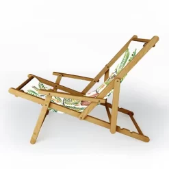 Cat Coquillette Happy Sloth Tropical Green Rainforest Sling Chair - Green - Deny Designs