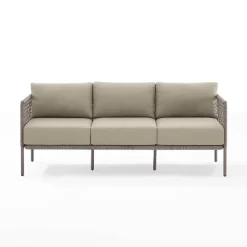 Cali Bay Outdoor Wicker Sofa - Taupe/Light Brown - Crosley -Outdoor Furniture Store GUEST 7c591119 a10b 4217 baa5 077246ebd40f