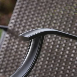 5pc Patio Dining Set With Rattan Arm Chairs & Square Faux Wood & Steel Tabletop - Captiva Designs -Outdoor Furniture Store GUEST 7d9e1d54 5e24 40ce be8e a4a621a3fee3 1