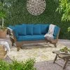 Ottavio Outdoor Acacia Wood Expandable Daybed With Cushions - Dark Teal/Gray - Christopher Knight Home -Outdoor Furniture Store GUEST 7da87319 df05 49c0 9491 84e3d92eaca5