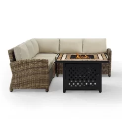 Bradenton 4pc Outdoor Wicker Sectional Set With Fire Table - Crosley 24 Bradenton 4pc Outdoor Wicker Sectional Set With Fire Table - Crosley -Outdoor Furniture Store GUEST 7e84992f 2996 4904 ab2f b7f5210047e7