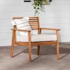 Saracina Home Mid-Century Modern Slatted Outdoor Acacia Arm Chair -Outdoor Furniture Store GUEST 7fd96680 b1ad 4f67 acf4 dd61f81a1ca2