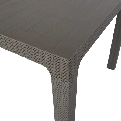 Lucca 7pc Dining Set With Cushions - Gray/Beige - DUKAP 6 Lucca 7pc Dining Set With Cushions - Gray/Beige - DUKAP - Image 4