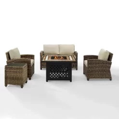 Crosley 5pc Bradenton Steel Outdoor Patio Fire Pit Furniture Set -Outdoor Furniture Store GUEST 814dd3c3 7a11 4ef8 abbc 09d4f7b9f068