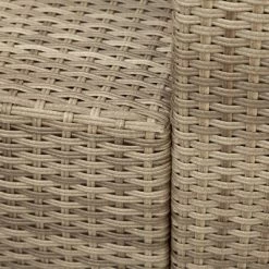 5pc Wicker Patio Seating Set With Cushions - Brown/Beige - GODEER -Outdoor Furniture Store GUEST 82a5ef2e 7199 476c 83c3 5e1f404c27a7