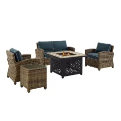 Crosley 5pc Bradenton Steel Outdoor Patio Fire Pit Furniture Set -Outdoor Furniture Store GUEST 83cfc4a3 0620 40cd a902 581d6b40223f