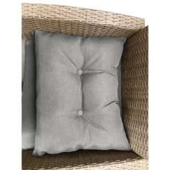 4pc Wicker Patio Conversation Set With Cushions - Beige/Brown - GODEER -Outdoor Furniture Store GUEST 85c9ab90 3c3d 4abc b055 29e819010566