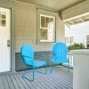 Northlight 34" Outdoor Retro Metal Tulip Armchair, Sky Blue -Outdoor Furniture Store GUEST 882951a5 78a2 47ce 85d3 ece3f023110d