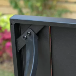 7pc Patio Dining Set With 360 Swivel Chairs With Cushions And 59"x35" Steel Table - Captiva Designs -Outdoor Furniture Store GUEST 88bc04e2 91eb 476b 9f7b 125a90fc52ec