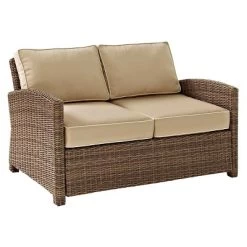 Bradenton Outdoor Wicker Loveseat - Crosley -Outdoor Furniture Store GUEST 893be6c2 82d7 4841 9fad 0fdd4a5e3945