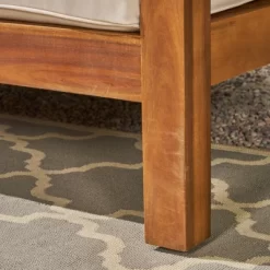 Oana 5pc Acacia Wood V-Shaped Sectional Sofa Set Teak/Beige - Christopher Knight Home -Outdoor Furniture Store GUEST 89a8ad83 65d5 46f8 8ba7 b1bd00ba25db