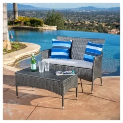 Malta 2pc Outdoor Seating Set - Christopher Knight Home -Outdoor Furniture Store GUEST 89cc6b65 6185 4566 ad97 300e5c79a14d