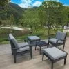 5pc Outdoor Wicker Conversation Set With Arm Chairs, Accent Table & Ottomans - Gray - GODEER 2 5pc Outdoor Wicker Conversation Set With Arm Chairs, Accent Table & Ottomans - Gray - GODEER -Outdoor Furniture Store GUEST 8b046c23 7373 44ac 9ee2 4c5cfc2e83f6