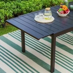 9pc Patio Dining Set With 360 Swivel Chairs With Cushions And Rectangle Concertina Steel Table - Captiva Designs -Outdoor Furniture Store GUEST 8bf2d57a a6e4 4e04 8baf 0c2d45e913b9