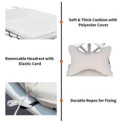 Costway Chaise Lounge Chair With Canopy, Hammock Chair With Canopy -Outdoor Furniture Store GUEST 8c8dc0f7 45ec 424c b85f 89f29b84d401