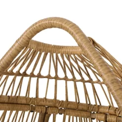 Serina Outdoor Wicker Teardrop Chair With Cushion - Beige/Light Brown - Christopher Knight Home -Outdoor Furniture Store GUEST 8d3ba44c ed4d 4cae a4d3 17d864067cee