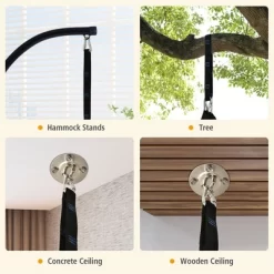 Costway 32'' Kids Nest Swing Chair Hanging Hammock Seat For Indoor Outdoor GreenBlue -Outdoor Furniture Store GUEST 8db4a962 806b 4a7b ab78 b28f995a6d40