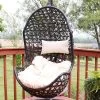 Sunnydaze Decor Sunnydaze Outdoor Resin Wicker Patio Cordelia Hanging Basket Egg Chair Swing With Cushion And Headrest - 2pc -Outdoor Furniture Store GUEST 8e71be43 bef4 4f32 ae5b e813da4dc3a4
