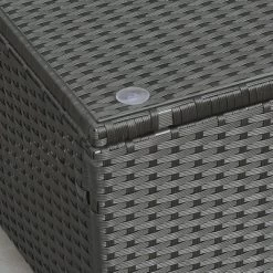 OUTSUNNY Ousunny Patio Furniture, Wicker Coffee Table, Hand-Woven PE Rattan Side Table With A Tempered Glass Top, 33.5" X 19.75", Black 11 OUTSUNNY Ousunny Patio Furniture, Wicker Coffee Table, Hand-Woven PE Rattan Side Table With A Tempered Glass Top, 33.5" X 19.75", Black -Outdoor Furniture Store GUEST 8efa2b8e 1afc 4ce2 9ad8 6c7921fbe19f